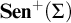 upper S e n Superscript plus Baseline left parenthesis upper Sigma right parenthesis