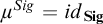 mu Superscript upper S i g Baseline equals i d Subscript upper S i g