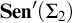 upper S e n prime left parenthesis upper Sigma 2 right parenthesis