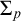 upper Sigma Subscript p