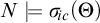 upper N models sigma Subscript backslash exclamation mark ic Baseline left parenthesis upper Theta right parenthesis