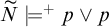 upper N overtilde models Superscript plus Baseline p or p