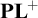 upper P upper L Superscript plus