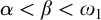 alpha less than beta less than omega 1