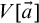 upper V ⃑ a