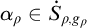 alpha Subscript rho Baseline element of ̇ upper S Subscript rho comma g Sub Subscript rho Subscript