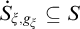 ̇ upper S Subscript xi comma g Sub Subscript xi Subscript Baseline subset of or equal to upper S