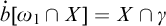 ̇ b omega 1 intersection upper X equals upper X intersection gamma