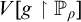 upper V g up harpoon with barb right upper P Subscript rho