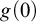 g left parenthesis 0 right parenthesis