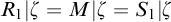 upper R 1 StartAbsoluteValue zeta equals upper M EndAbsoluteValue zeta equals upper S 1 vertical bar zeta