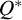 upper Q Superscript asterisk