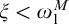 xi less than omega 1 Superscript upper M