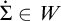 ̇ upper Sigma element of upper W