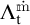 Capital lambda with subscript t and superscript m dot.