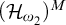 left parenthesis upper H Subscript omega 2 Baseline right parenthesis Superscript upper M