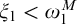 xi 1 less than omega 1 Superscript upper M