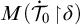 upper M left parenthesis ̇ script upper T 0 backslash factorial up harpoon with barb right backslash exclamation mark delta right parenthesis