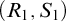 left parenthesis upper R 1 comma upper S 1 right parenthesis