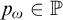 p Subscript omega Baseline element of double struck upper P