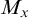 upper M Subscript x