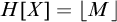 upper H upper X equals backslash l comma f comma l comma o comma o r upper M comma r comma f comma l comma o backslash o r
