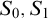 upper S 0 comma upper S 1