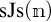 s J s open parenthesis m close parenthesis