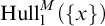 upper H u l l Subscript 1 Superscript upper M Baseline left parenthesis StartSet x EndSet right parenthesis