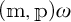 open parenthesis m comma p close parenthesis omega