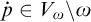 ̇ p element of upper V Subscript omega Baseline backslash omega