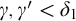 gamma comma gamma prime less than delta 1