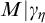 upper M vertical bar gamma Subscript eta Baseline