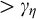 greater than gamma Subscript eta