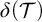 delta left parenthesis script upper T right parenthesis