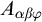 upper A Subscript alpha beta phi
