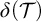 delta left parenthesis script upper T right parenthesis