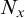 upper N Subscript x