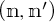 open parenthesis n comma n prime close parenthesis