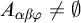upper A Subscript alpha beta phi Baseline not equals backslash emptyset