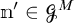 n prime is an element of script g sub M.