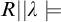 upper R StartAbsoluteValue EndAbsoluteValue lamda models