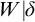 upper W vertical bar delta