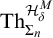 backslash operatorname upper T h Subscript upper Sigma Sub Subscript n Superscript upper H Super Subscript delta Super Superscript upper M