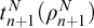 t Subscript n plus 1 Superscript upper N Baseline left parenthesis rho Subscript n plus 1 Superscript upper N Baseline right parenthesis