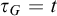 tau Subscript upper G Baseline equals t