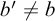 b prime not equals b