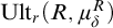 upper U l t Subscript r Baseline left parenthesis upper R comma mu Subscript delta Superscript upper R Baseline right parenthesis