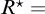 upper R Superscript star Baseline equals