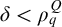 delta less than rho Subscript q Superscript upper Q